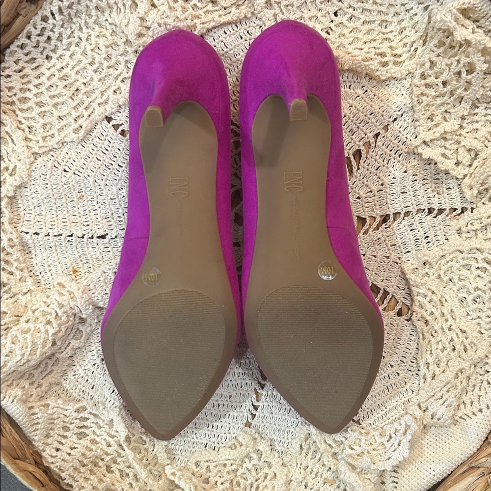 INC Elegant Purple Women's Heels. 3.5”. Size 10 - Picture 4 of 5